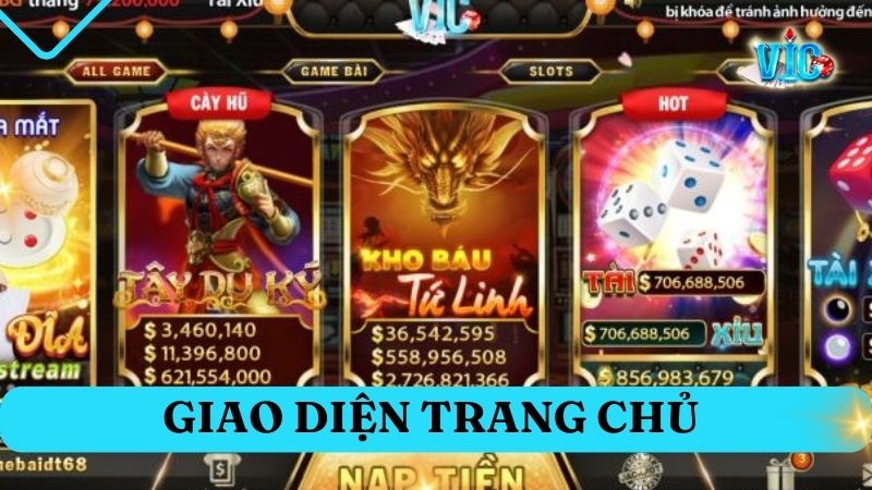 Về giao diện trang chủ sau khi đăng ký thành công