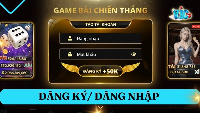 Đăng ký đăng nhập vicclub